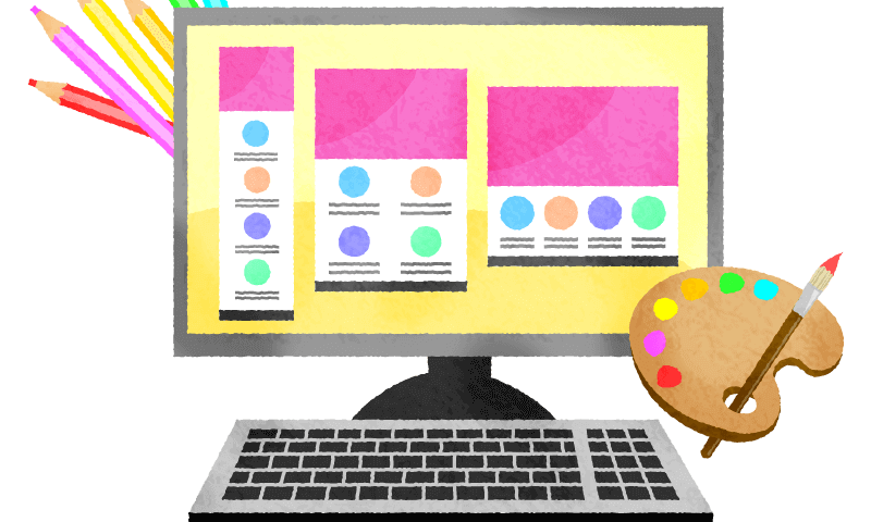 webデザインっぽい画像